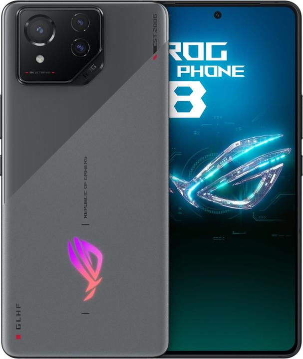 Actual product image ASUS ROG Phone 8 (256 GB, Rebel Grey, 6.78", Dual SIM, 5G)