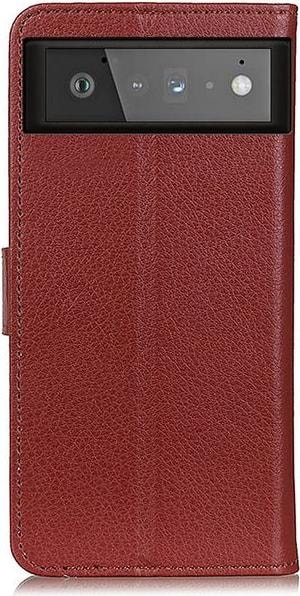 Actual product image MU Classic Litchi Leather Bookcover Series (Google Pixel 6)