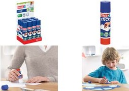 Produktbild tesa ecoLogo Stick Klebestift, 20 g, Thekendisplay