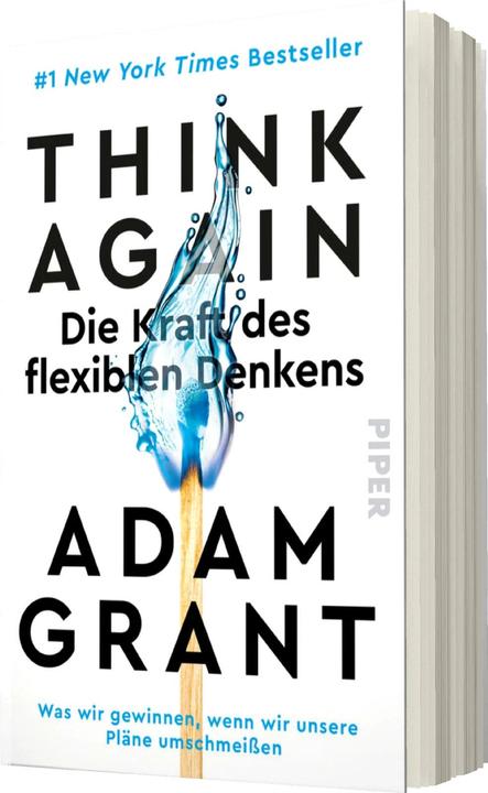 Produktbild Think Again – Die Kraft des flexiblen Denkens (Deutsch, Adam Grant, 2024)