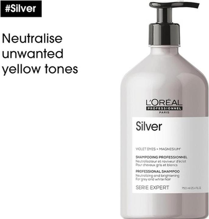 Produktbild L'Oréal Professionnel Silver Shampoo (Flüssiges Shampoo, 750 ml)