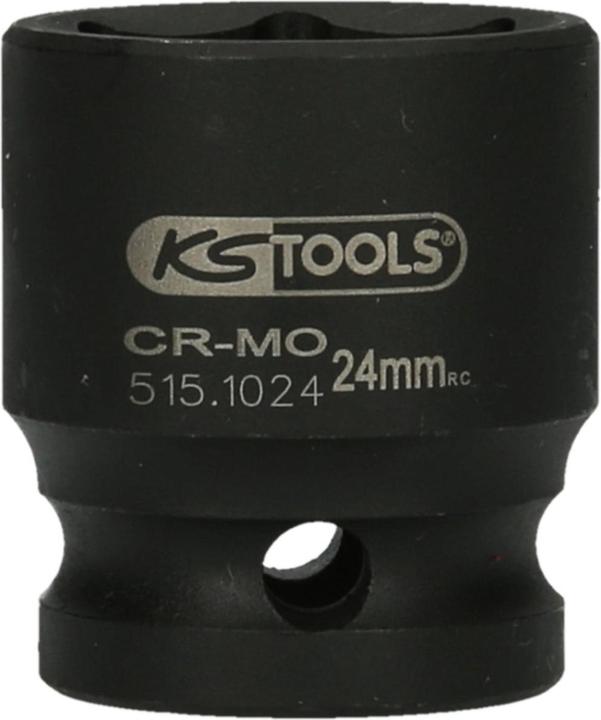 Actual product image KS Tools 1/2" power socket short (24 mm)