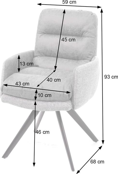 Actual product image JOHN316 Esszimmerstuhl