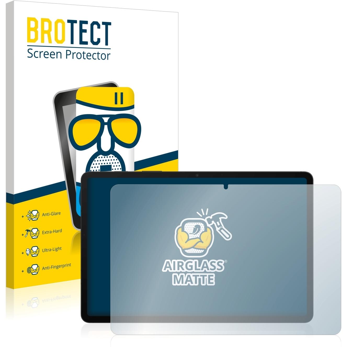 BROTECT AirGlass Panzerglasfolie Matt (1 Stück, Galaxy Tab S8), Tablet Schutzfolie