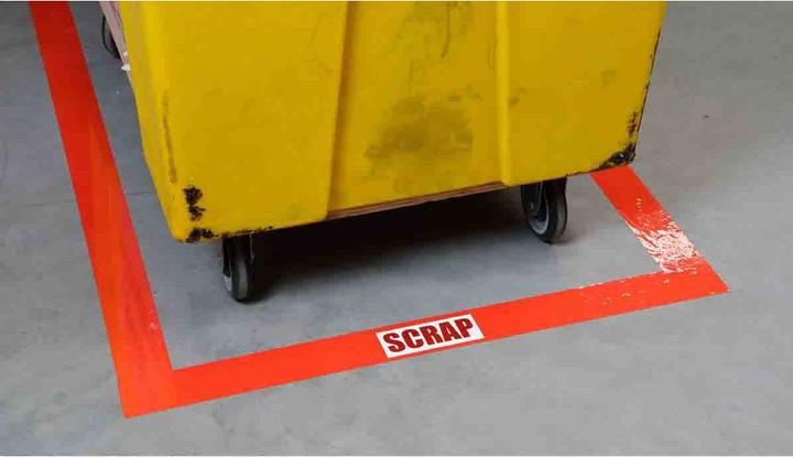 Immagine prodotto Brady B-514, ToughStripe, nastri per marcare i pavimenti, poliestere, rosso, 50,8 mm x 30 m (50.80 mm)