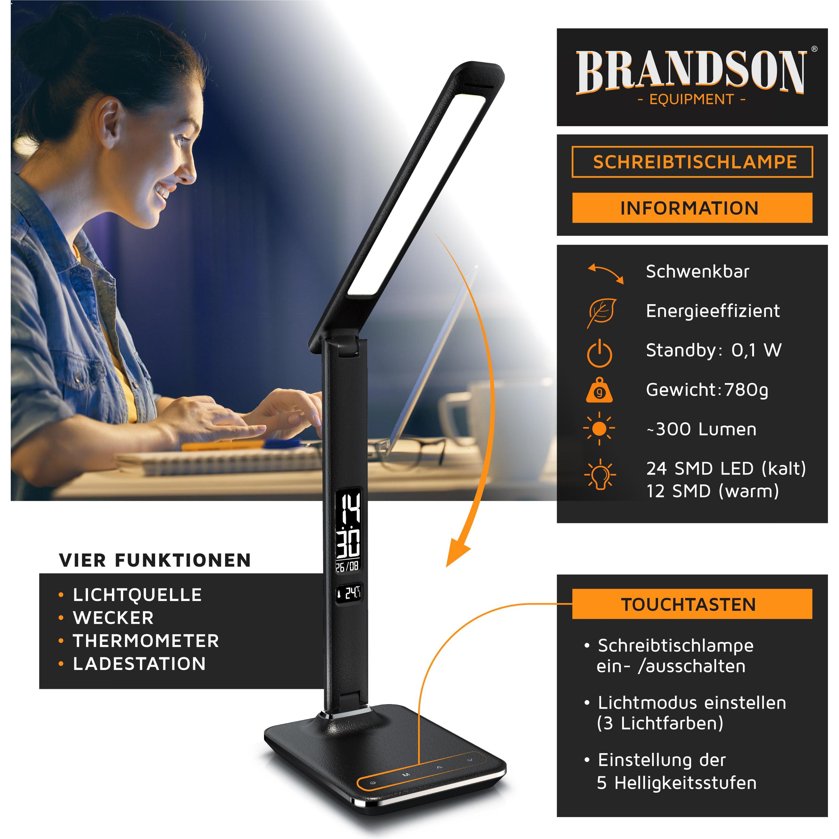 Thumbnail - Brandson, Tischlampe, Schreibtischlampe (300 lm)