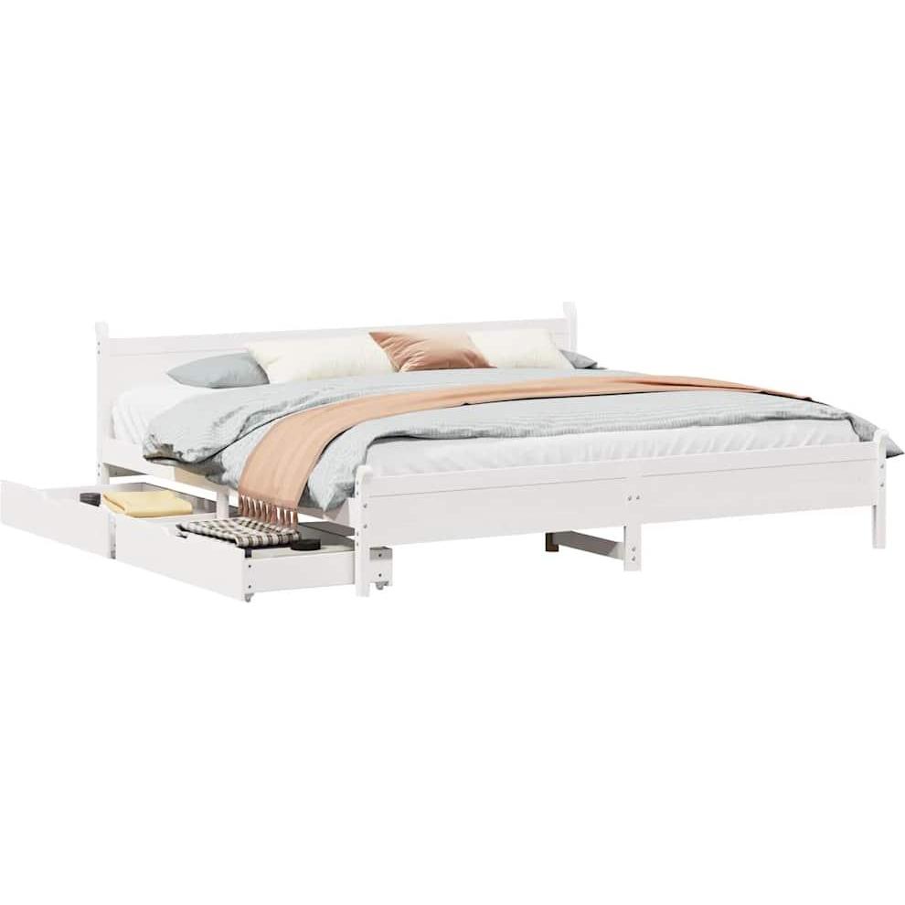 VidaXL, Bett, Bett ohne Matratze (180 x 200 cm)