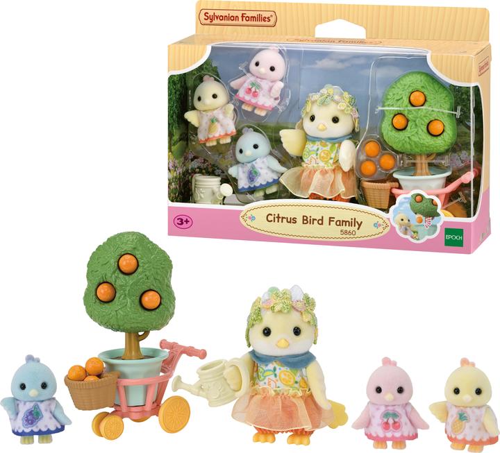 Produktbild Sylvanian Families SYLVA Citrus Bird Family