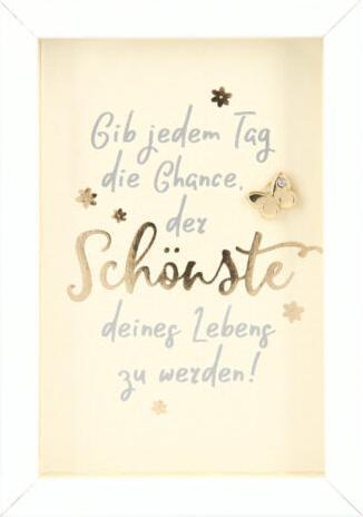 Actual product image Magni Depesche 11625-018 - Picture frame with compliment, small decorative frame with pretty saying
