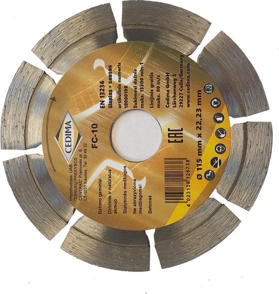 Immagine prodotto Cedima DISCO DIAMANTATO A SEGMENTI 115X1,9