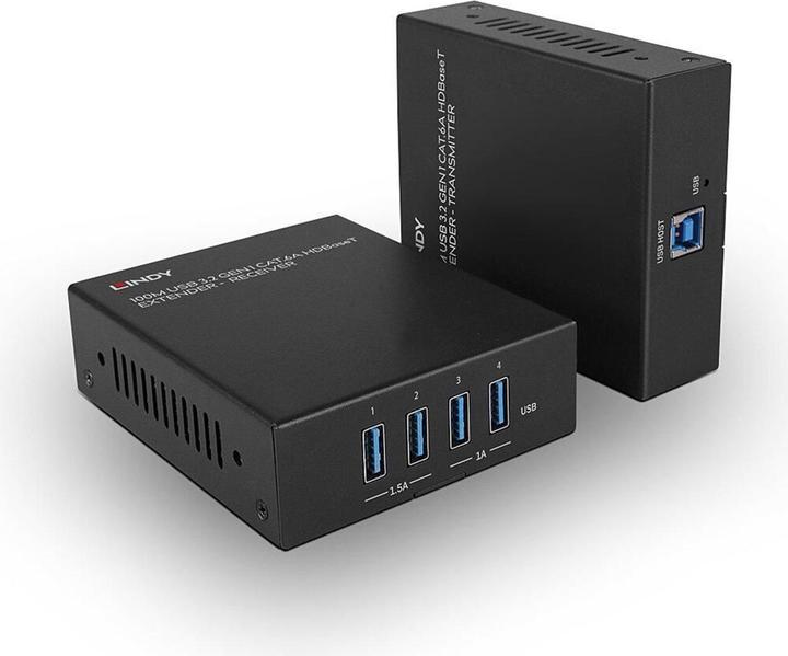 Lindy 100m USB 3.2 Gen 1 Cat.6A HDBaseT Extender
