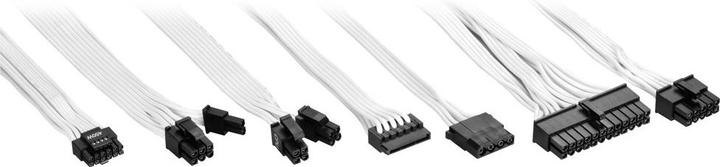 Productafbeelding Sharkoon Rebel P20 850 White (wit, 1x 12-pins hoogvermogenconnector, 4x PCIe, kabelbeheer, 850 watt) (850 W)