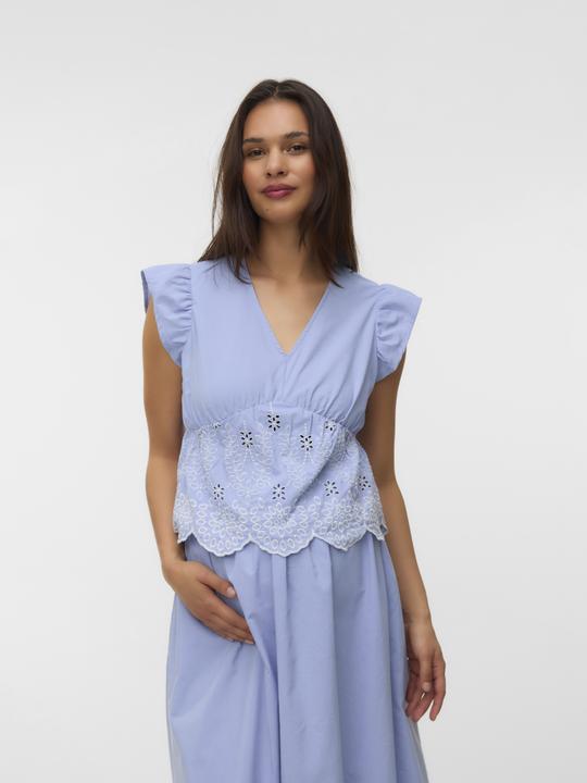 Produktbild Mamalicious Normal geschnitten V-Ausschnitt Top Bluse (M)