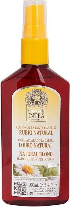 Inteacosmetics CAMOMILA loción cabello rubio natural 100 ml (100 ml, Flüssiges Shampoo)