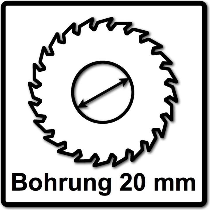 Productafbeelding Bosch Professional Zubehör Cirkelzaagblad Standaard voor hout, 136x1,5/1x20 24 tanden