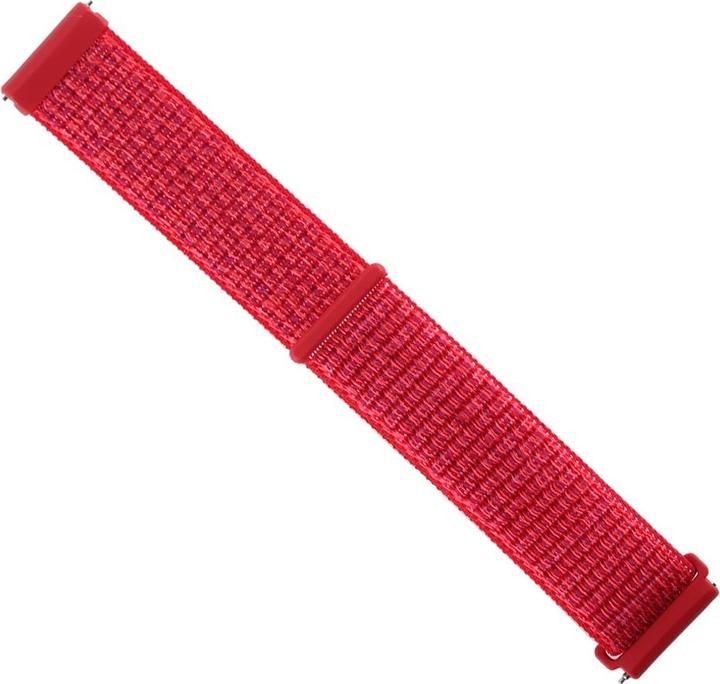 Actual product image Cover-Discount Fitbit Versa - nylon wristband with velcro closure red (Nylon)