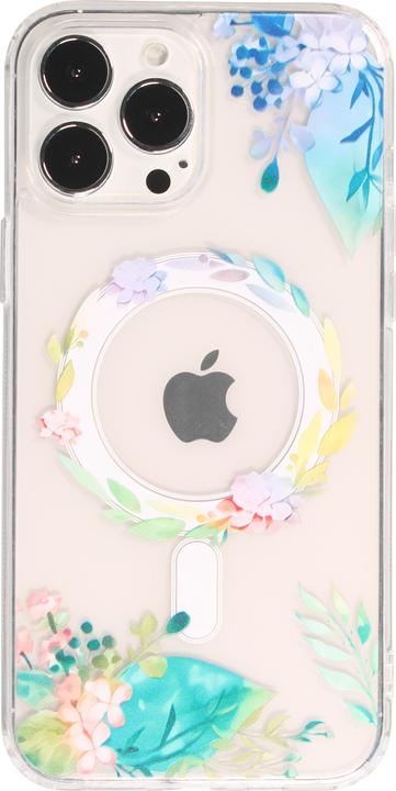 Actual product image PhoneLook Coque Gel silicone rigide avec MagSafe fleurs de printemps (Apple iPhone 16 Pro Max)