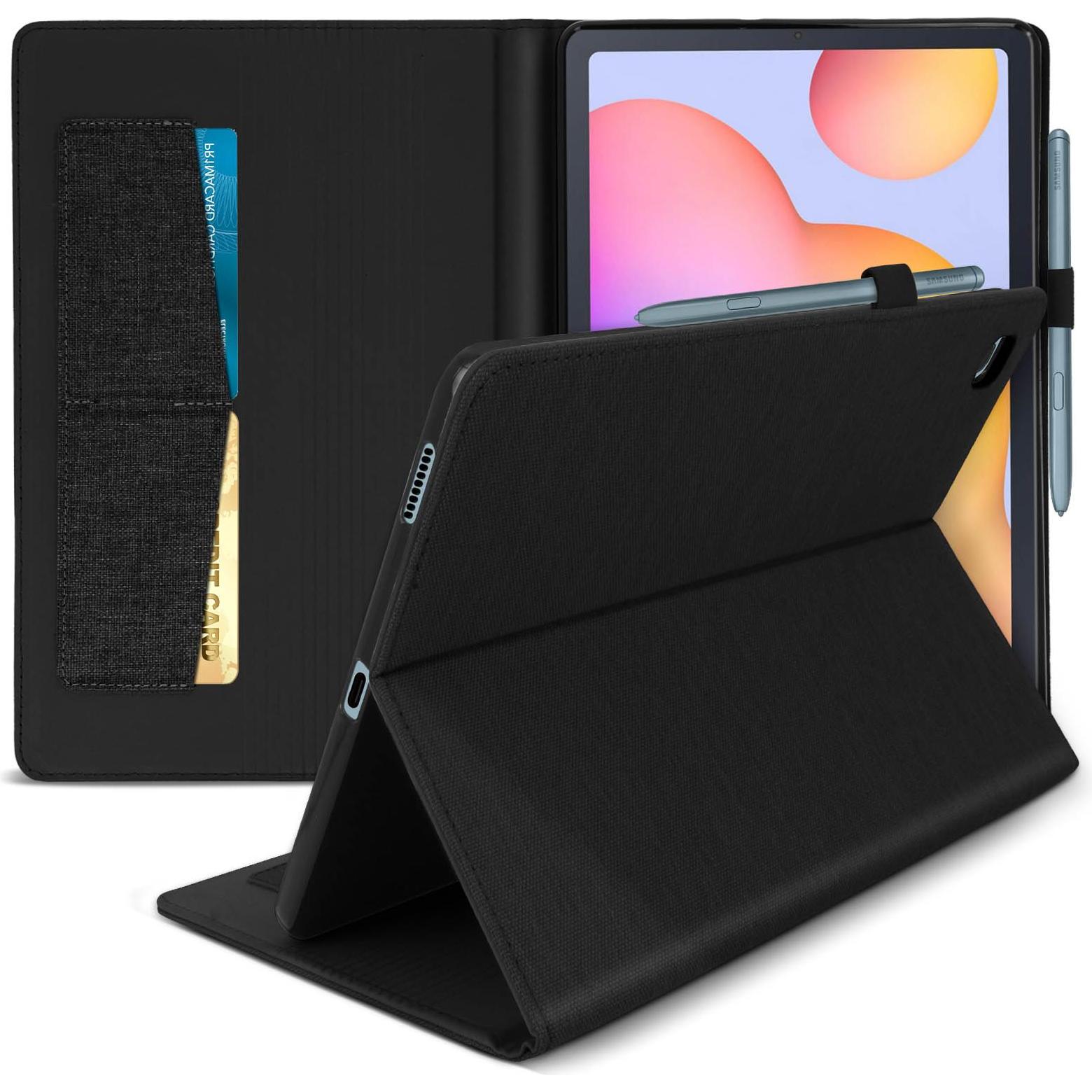 Thumbnail - Avizar Shmats Series (Galaxy Tab S6 Lite), Tablet Hülle, Schwarz