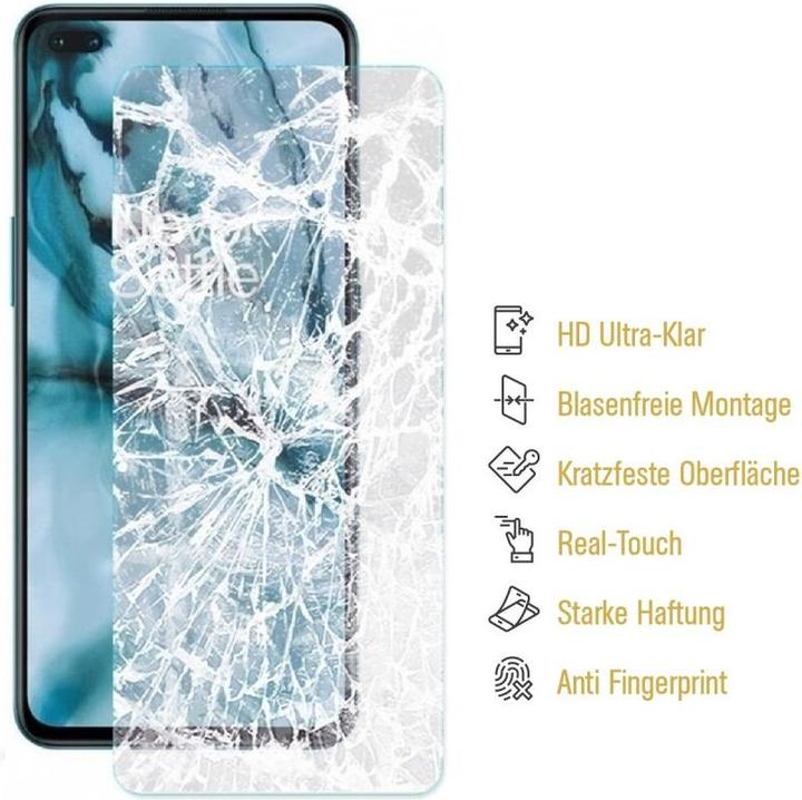 Actual product image Protectorking 3x Panzerfolie Anti-Shock HD Klar (3 Piece, OnePlus North)