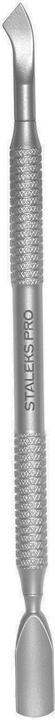 Actual product image Staleks Cuticle Pusher Pro Smart 50 Rounded Pusher and Bent Cleaner End Manicure Pedicure PS-50/6