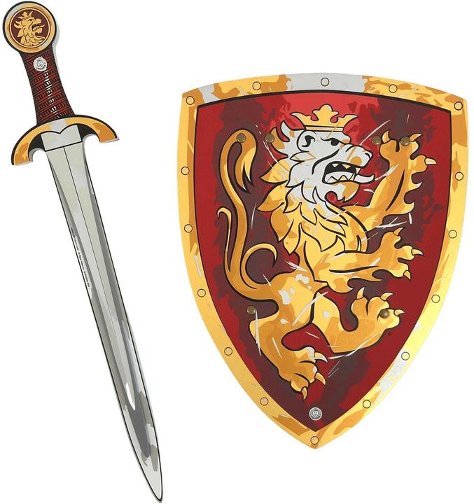 Immagine prodotto Liontouch Nobile cavaliere giocattolo con spada e scudo, rosso