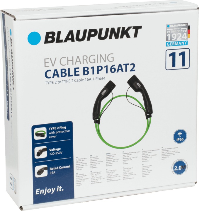 Produktbild Blaupunkt B1P16AT2 (Typ 2, 3.70 kW, 16 A, 2 m)