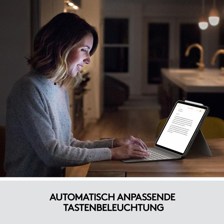 Actual product image Logitech Combo Touch (US, iPad Pro 12.9 2021 (5th Gen), iPad Pro 12.9 2022 (6th Gen))
