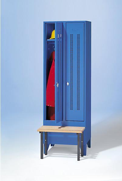 Actual product image Wolf Clothes locker with bench in front (80 cm, 185 cm)