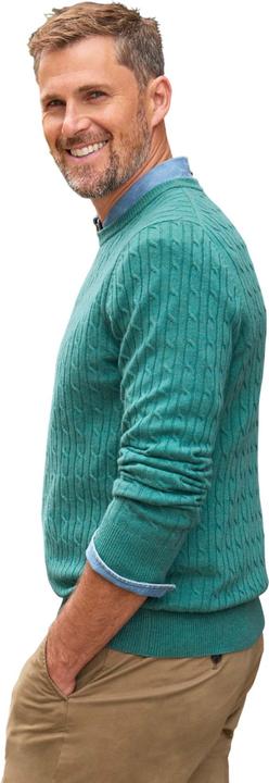 Produktbild Woolovers Kabelstrick Kaschmir Merino Rundhalsausschnitt Pullover (M)