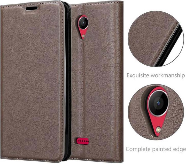 Actual product image Cadorabo Book Invisible Magnet Cover (Wiko Freddy)