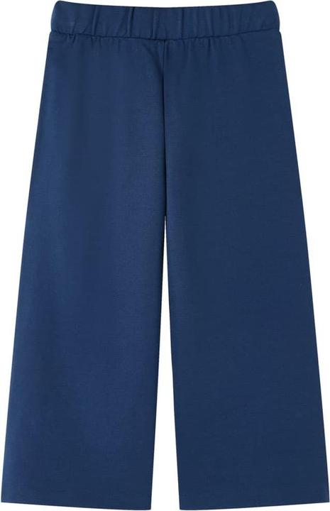 Immagine prodotto vidaXL Pantaloni da bambino a gamba larga blu navy 116,Materiale: 65 (116)