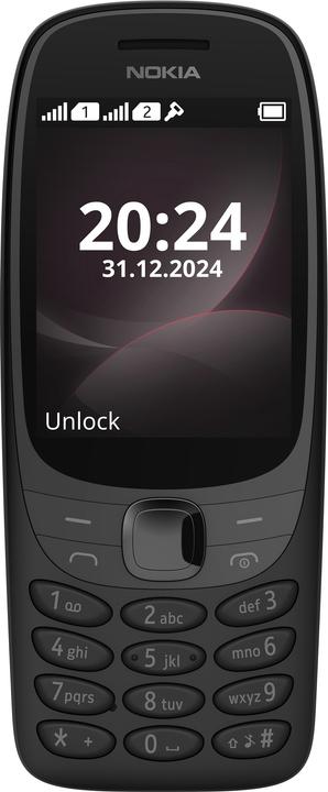 Actual product image Nokia 6310 Dual SIM 2024 Black (2.80", 0.30 Mpx)