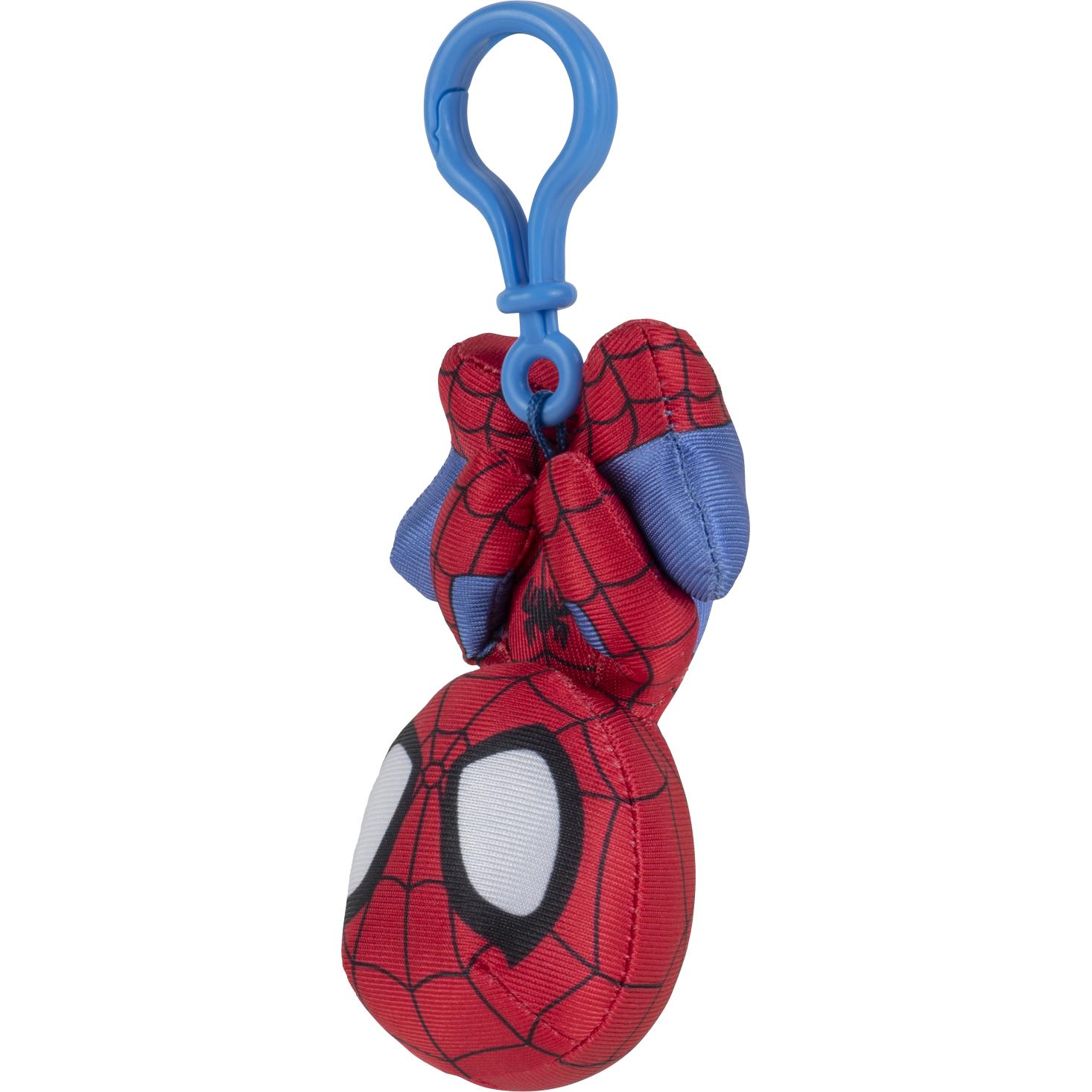 Jazwares, Portachiavi, SPIDEY - PELUCHE CLIP ON CDU (SNF0039)