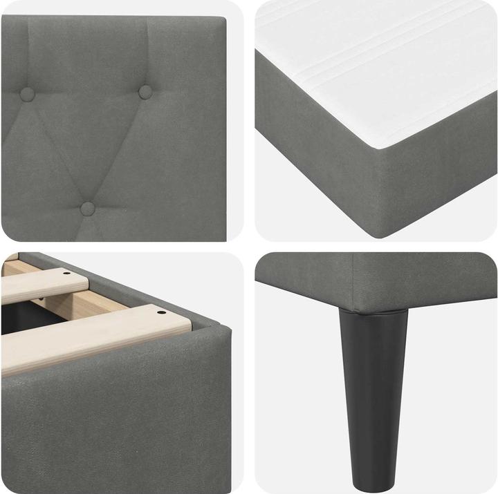 Produktbild vidaXL Modernes Bett (80 x 200 cm)