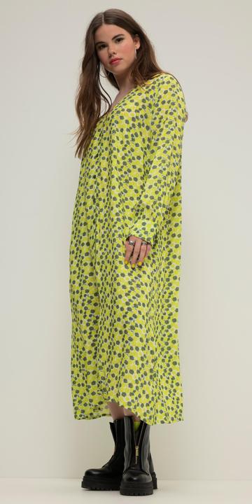 Produktbild Studio Untold Maxikleid, A-Line, Allover-Print, V-Ausschnitt, Knopfleiste (50, 52)