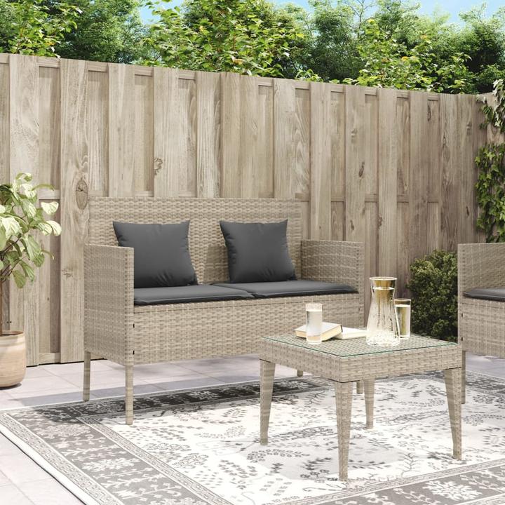 Image du produit vidaXL Ensemble salon de jardin 10 pièces avec coussins