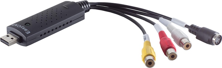 Produktbild S-Impuls USB Audio/Video Grabber (S-Video, USB 2.0, Composite, 19 cm)