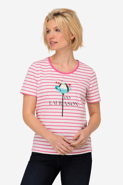 Produktbild Laurasøn T-Shirt, Möven Print, Rundhals, Halbarm, OEKO-TEX Made in Green (M)