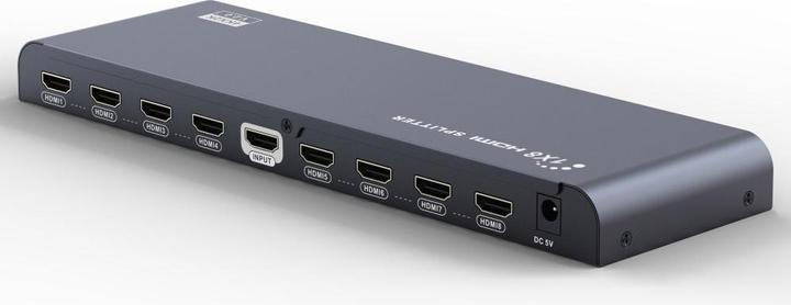 Actual product image PremiumCord HDMI 2.0 splitter 1-8 porty, 4K x 2K/60Hz, FULL HD, 3D, černý