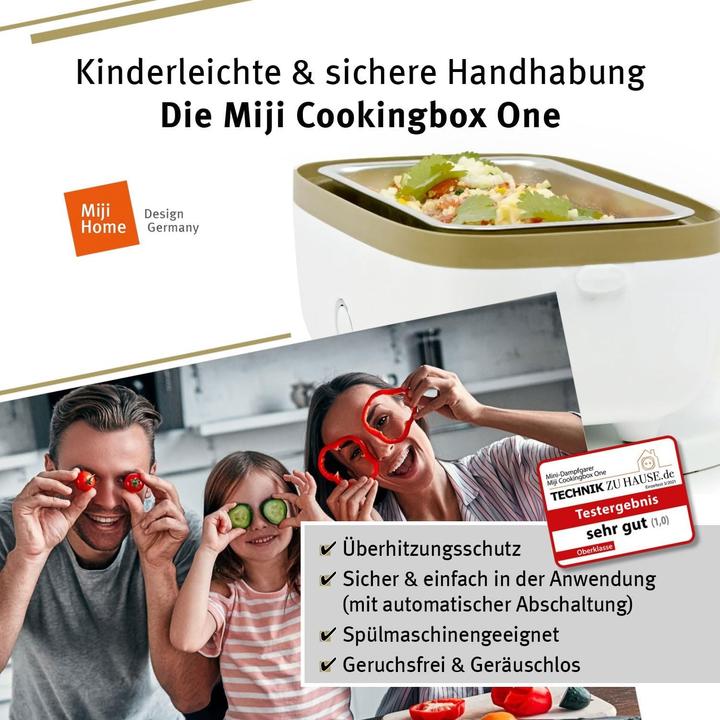 Actual product image Miji mobile steamer 'Cookingbox One