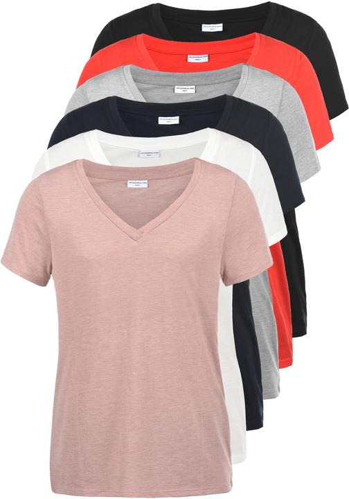 Immagine prodotto JdY Leona T-Shirt Maglietta A Maniche Corte Da Donna Con Collo A V (M)