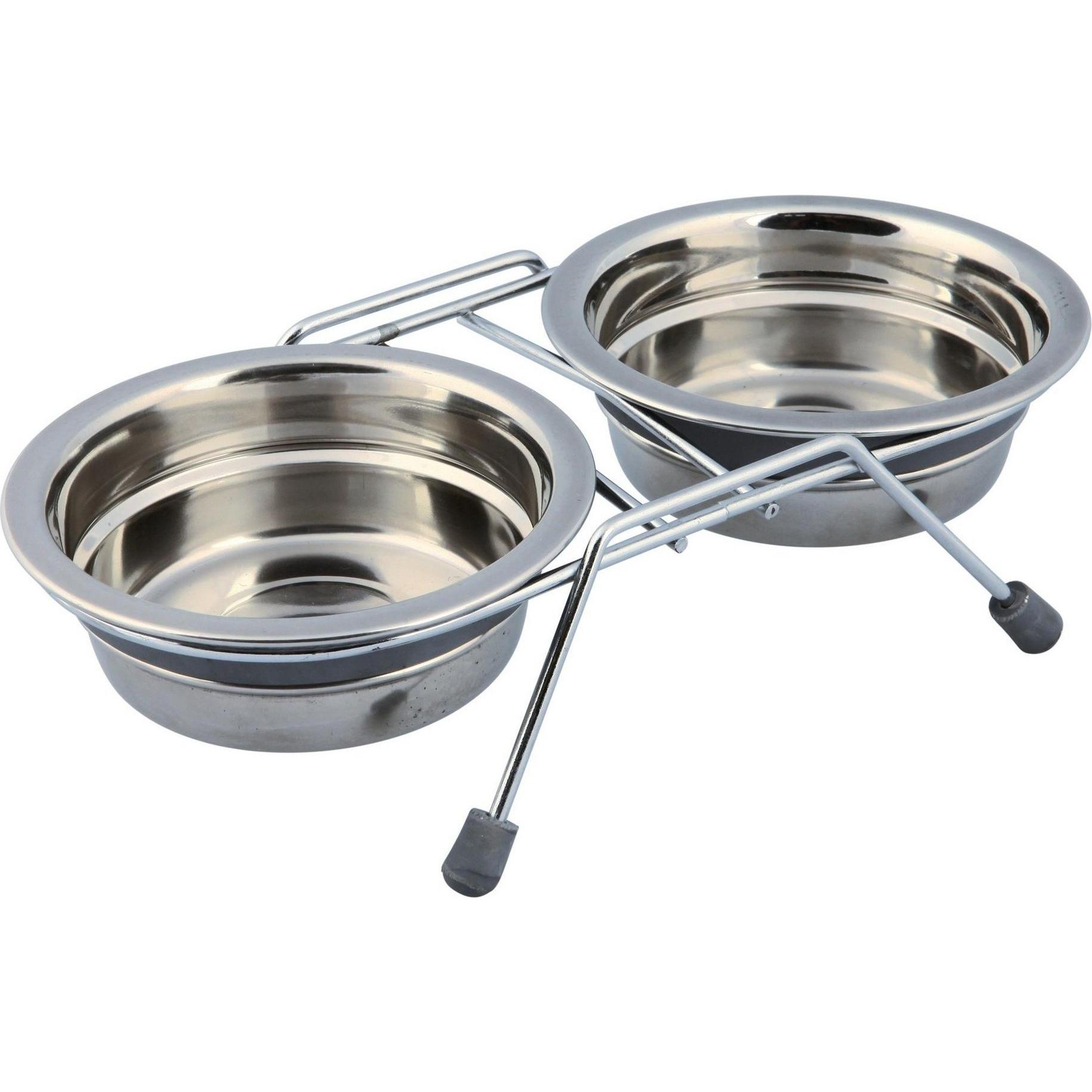 Trixie Napf-Set, Klapperschutz (0.90 l), Futternapf