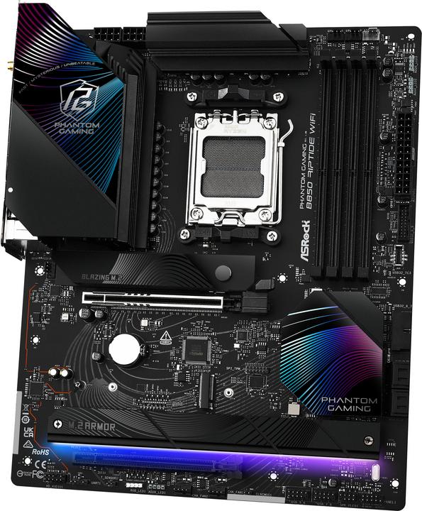 Image du produit AsRock Phantom Gaming B850 Riptide WiFi (AM5, AMD B850, ATX)