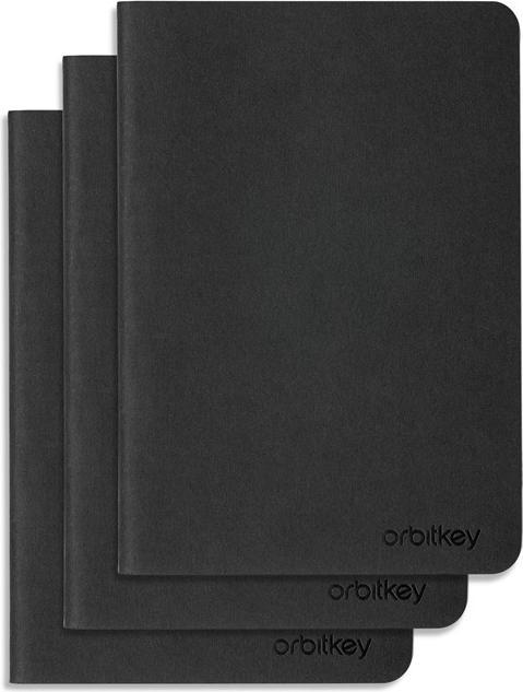 Produktbild Orbitkey Notizheft schwarz A5 (A5, Liniert)