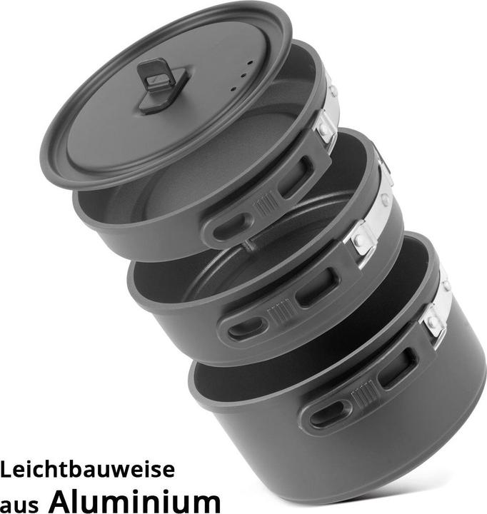 Actual product image Stahlwerk Camping cooker 2 in1 electric cooker Gas cooker Outdoor camping cooking set