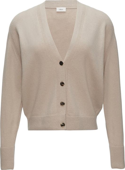 Actual product image S.Oliver Strickjacke Strickjacke aus Kaschmirmix (44)