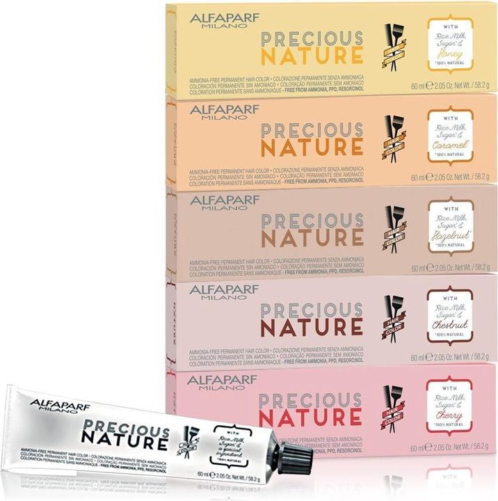 Alfaparf Milano Precious Nature Red Tones 7.66 Medium Blonde Red 60ml (7.66 Mittelblond Rot)