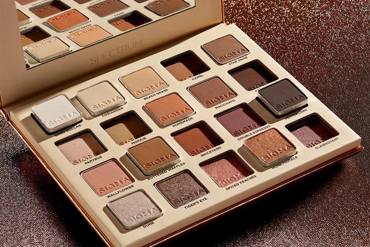 Produktbild Sigma Beauty Spectrum Lidschattenpalette (Braun, Gold, Nude, Rosa, Weiss)