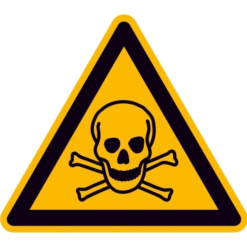 BRW Warnschild Giftige Stoffe - 20 cm (538010.0200)