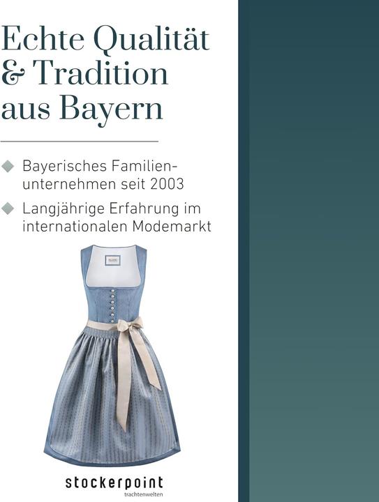 Image du produit Stockerpoint Dirndl midi Irit à fleurs (40)